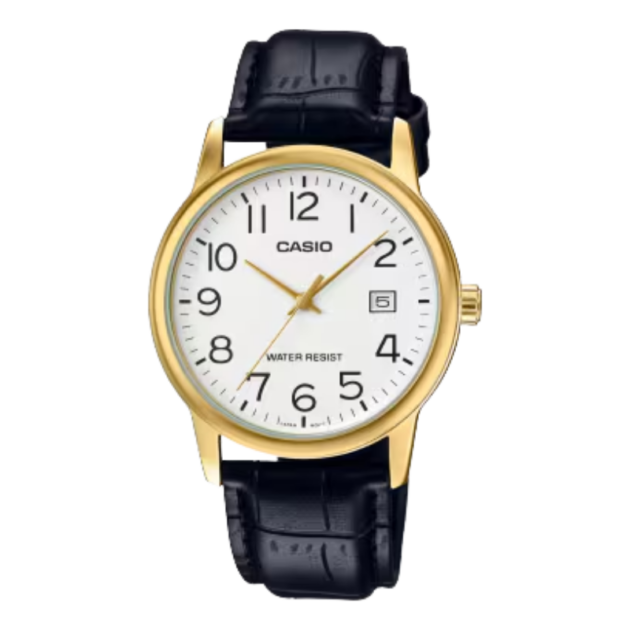 Casio MTP-V002GL-7B2 Leather Band Men Watch