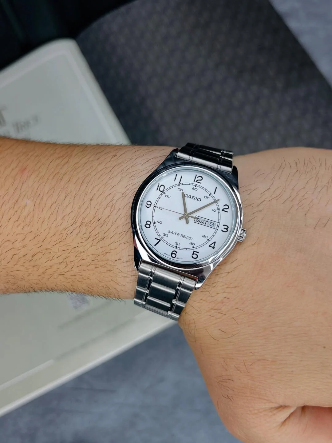 Casio MTP-V006D-7B2UDF Men's Stainless Steel Dress Watch - Image 2