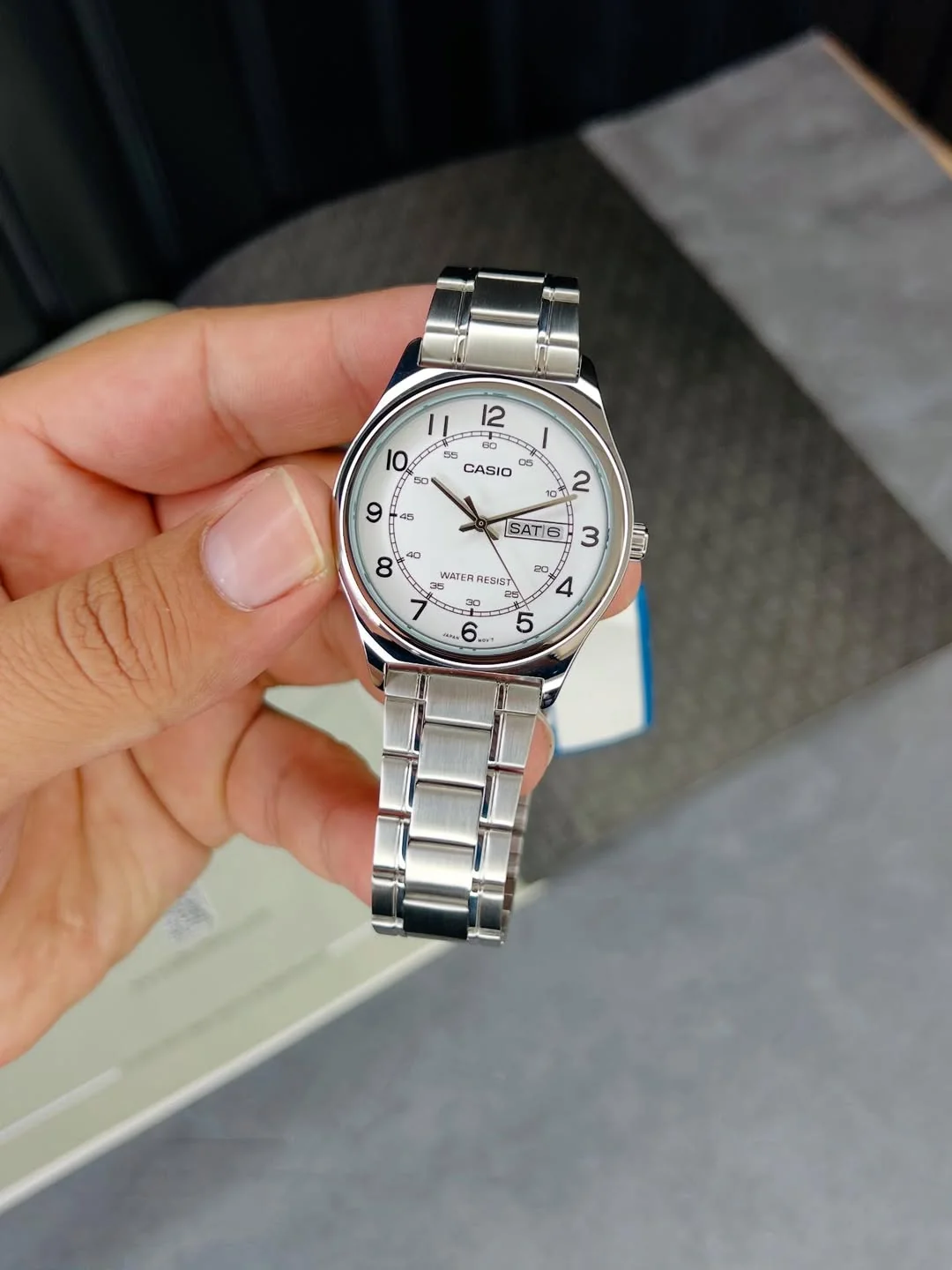 Casio MTP-V006D-7B2UDF Men's Stainless Steel Dress Watch - Image 3