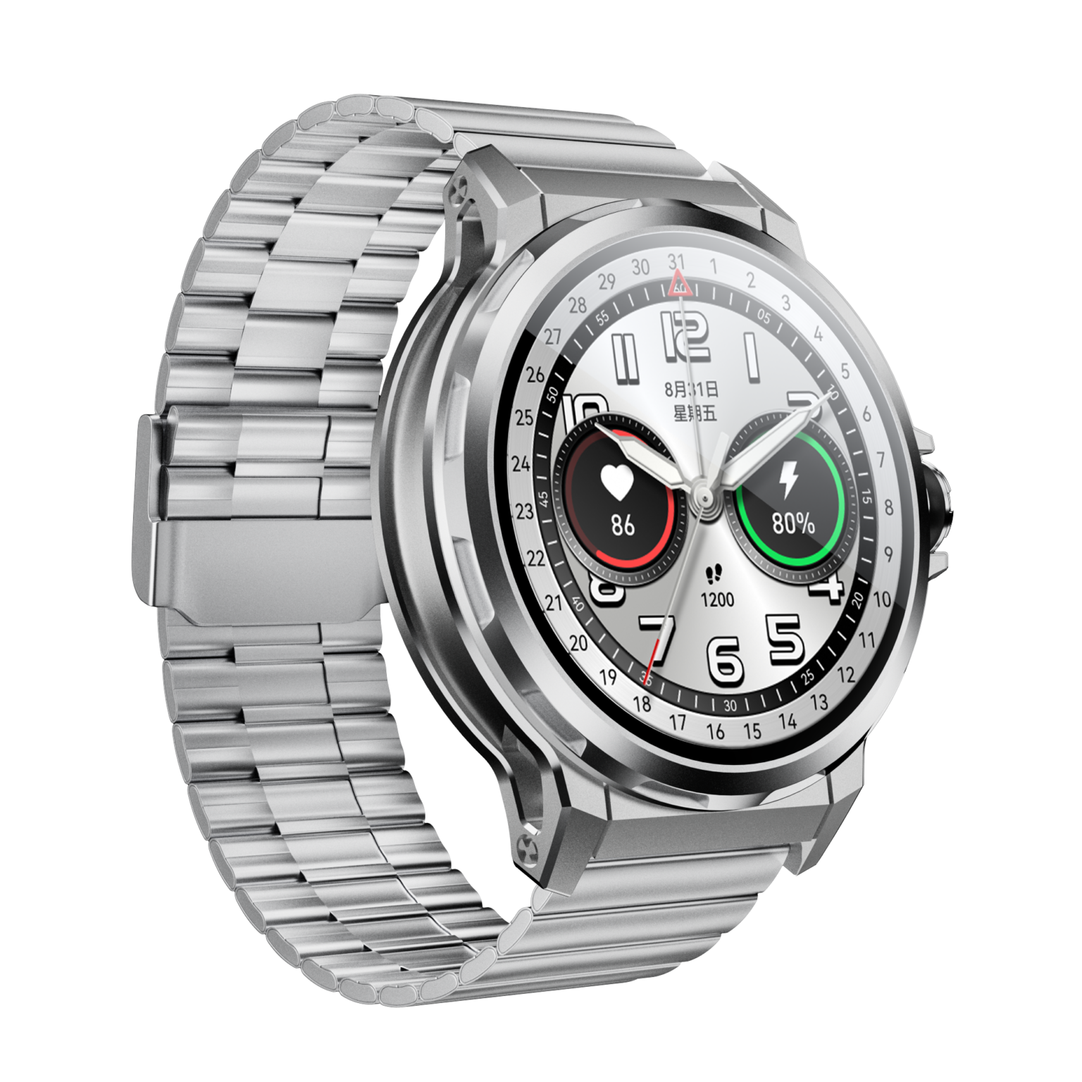 Kalobee SK43 Smart Watch | 3 Pairs of Straps | Rugged Style - Image 7