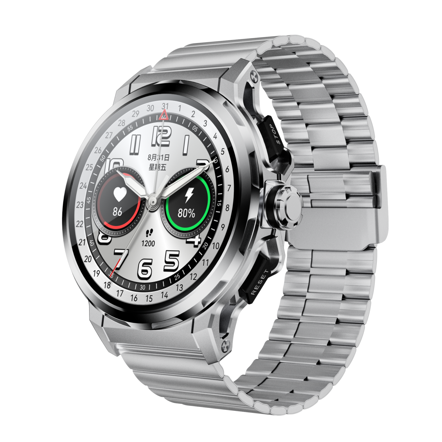Kalobee SK43 Smart Watch | 3 Pairs of Straps | Rugged Style - Image 8